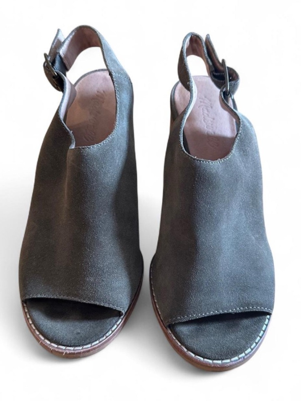 💜 Madewell Cary Slingback Sandal - Suede (8) - Picture 3 of 8